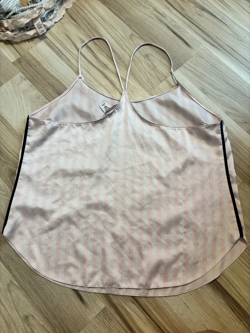 Victoria’s Secret Satin Stripe Cami & Short PJ Set